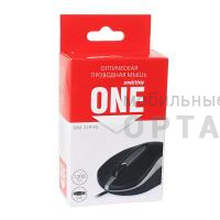 Мышь проводная Smartbuy 329, черная/серая, USB