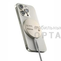 Беспроводная зарядка MOMAX Q2.Mag Qi2 Magnetic Wireless Charger Titanium