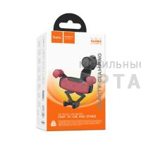 Держатель автомобильный HOCO H66 Gamble, для смартфона, пластик, воздуховод, цвет: чёрный/красный (1/112)