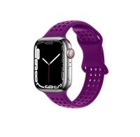 Ремешок для смарт часов 42/44/45/49mm HOCO, WA08 Flexible, силикон,  тёмный, фиолетовый