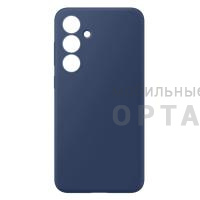 Чехол силикон COVER, бархатная подкладка в упаковке, Redmi Note 14s, синий