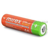 Аккумулятор Ni-MH Mirex HR6 / AA 2700mAh 1,2V 2 шт (2/20/100), ecopack